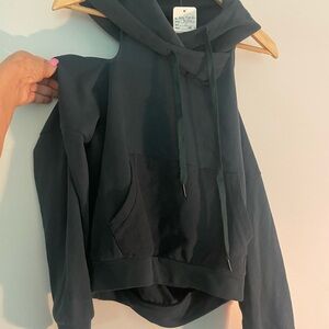 Dance & Marvel Green Gray Dancers Sweat Top S NWT